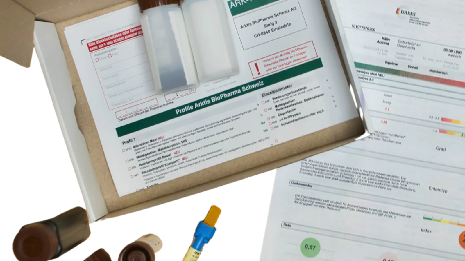 So sieht das Paket für die Mikrobiomanalyse aus