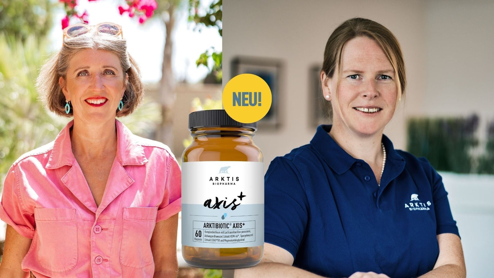 Darmglück Podcast mit Angela Hromadko über Stress, Darmgesundheit und Arktibiotic Axis+
