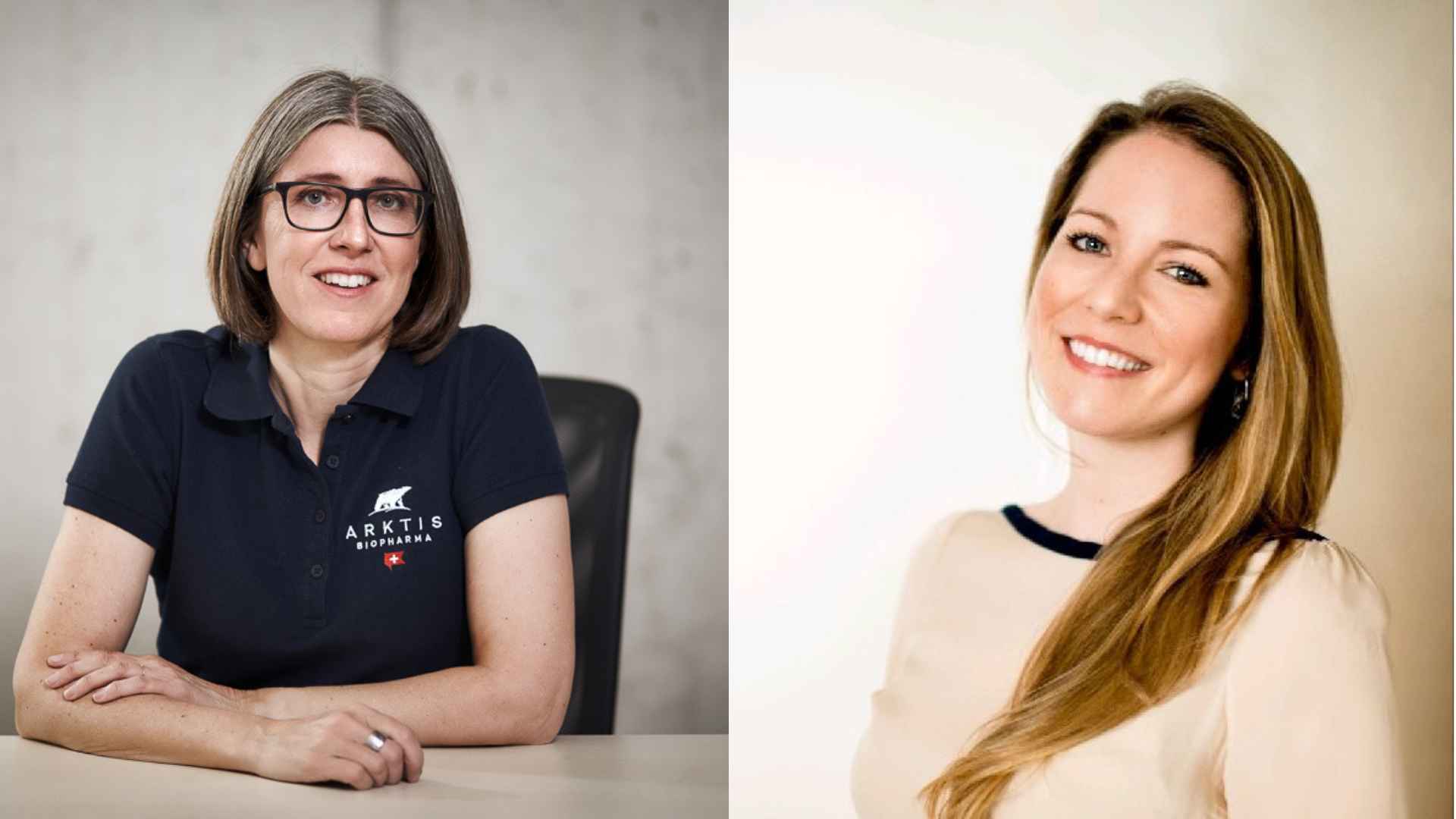 Julia Gruber links, Maxi Borchard rechts