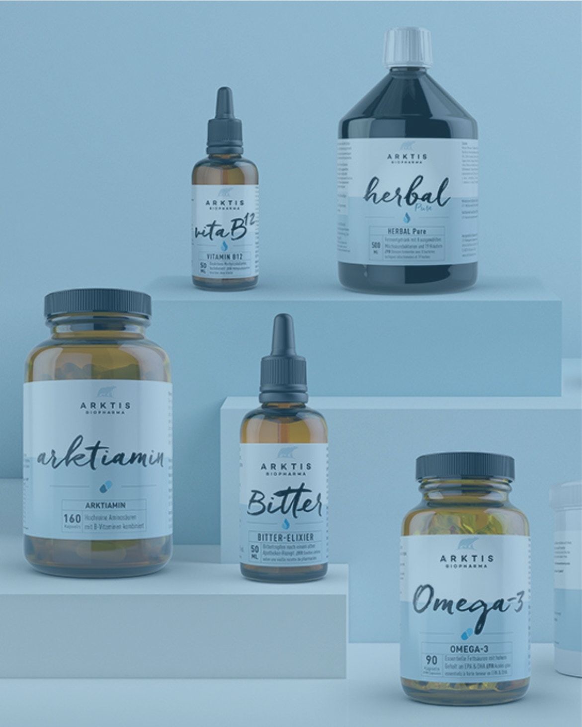 Hochwertige und reine Premium - Nahrungsergänzungsmittel von Arktis BioPharma für deine Darmgesundheit.