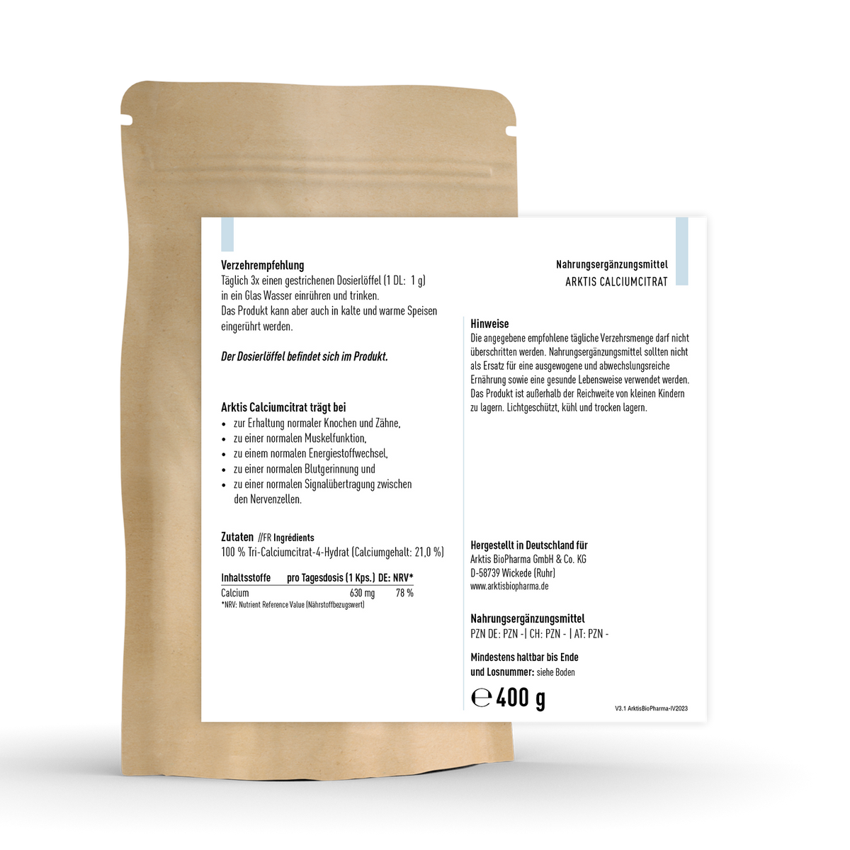 ARKTIS Calciumcitrat